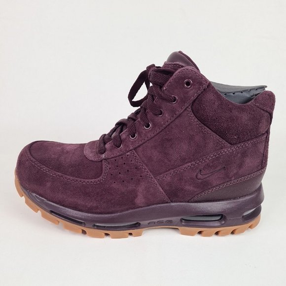 Nike Air Max Goadome ACG Men Boots Burgundy Outdoor Leather main image 12